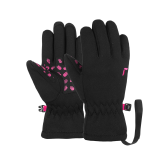 Reusch Kiddy 6385174 7720 black pink 1